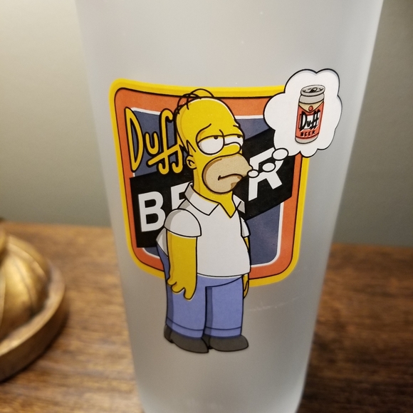 The Simpson's Duff Beer Glass Homer - Picture 3 of 8